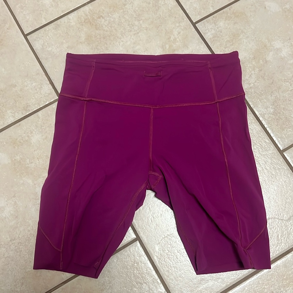 Lululemon bike shorts, size 12